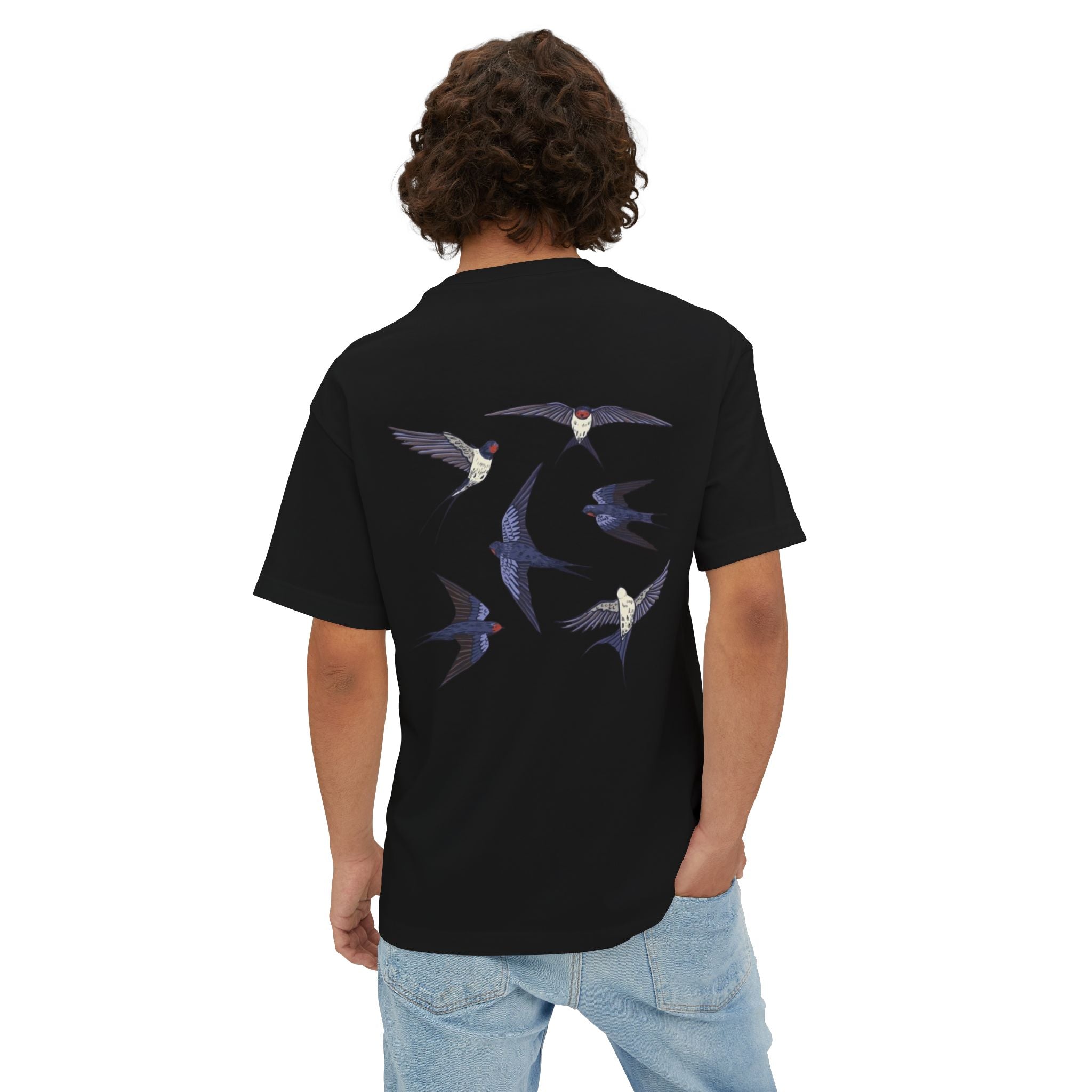 Sparrow BLACK over sized t-shirt