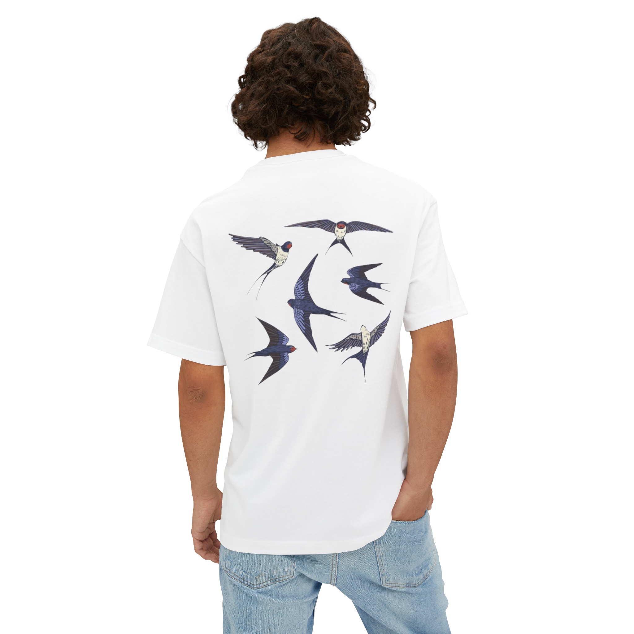 Sparrow WHITE over sized t-shirt
