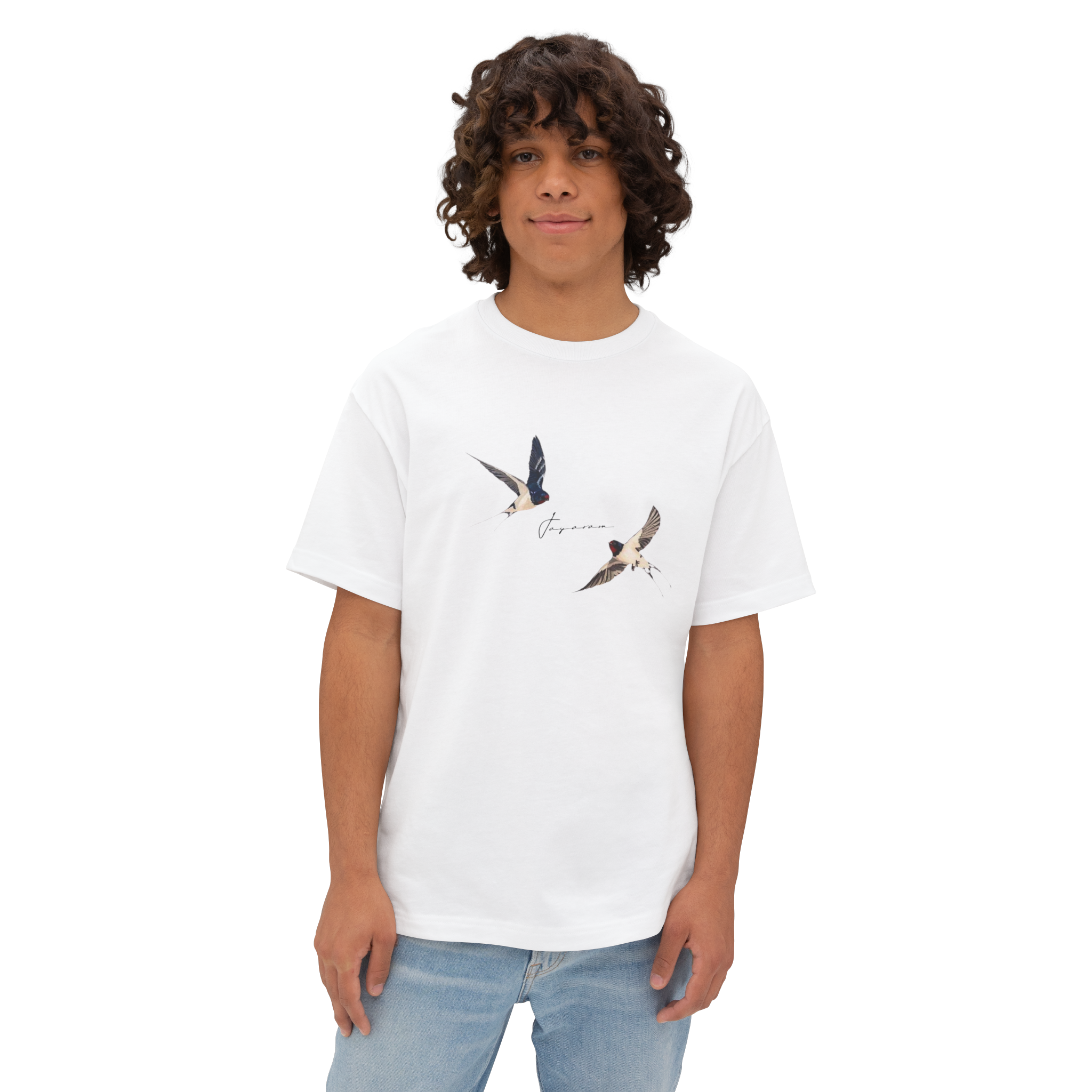 Sparrow WHITE over sized t-shirt