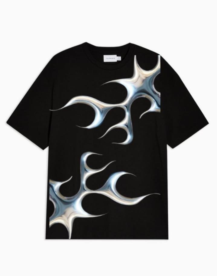 Chrome design tee